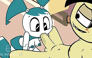 Teenage Robot x Sheldon Hentai Video: Jenny & Sheldon s Steamy Romp