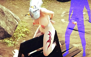 JAV Hottie Genshin Ningguang Gets Pounded in the Fuckhole - Must-See!