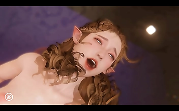 JAV Uncensored Hentai with 3D Eileen: Backdoor Penetration and Explosive Orgasms!