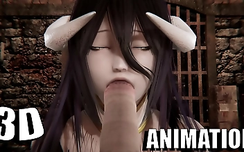 Luscious Albedo in Insatiable Hardcore Sex - Uncensored 3D Hentai