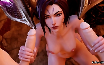 Japanese Goddess Kaisa's Double Team Explosion in League of Legends – A Must-Watch for Fans!