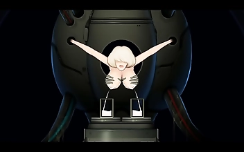 Japanese Alien Eve in the Milk Machine - FanArt Design from Heaven!