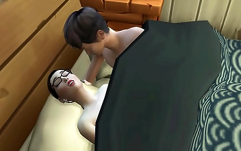 Japanese Stepmom and Step Son's Sexy Spanish Vacation Gone Wild! Father's Fertile Seed Spills on Step Mom's Thirsty Thighs