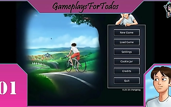 Summertime Saga part 01: Luscious Babe Maggie Q Sunbathing in the Pool