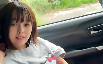 JAV Alluring Couple's Steamy Car Sex Session: Making Out Like There's No Tomorrow!