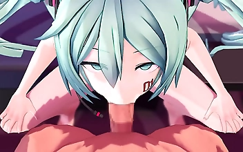 Introducing the Sexy Virtual Idol Hatsune Mikus Oral Obsession with Penises in MMD