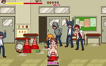 JAV Hentai Gameplay - Virginal Schoolgirl Gets Stuffed with Cocks and Ass Toys!