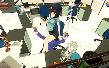 JAV MILF Superiority: Femdom University Police Station - Irresistible Domination