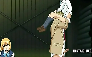 Boys Corrupt Busty Teacher with Free Sex Contract - Hentai Subtitled