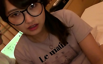 JAV Hottie with a Sweet Ass and Luscious Boobs Gives Mind-Blowing BJ