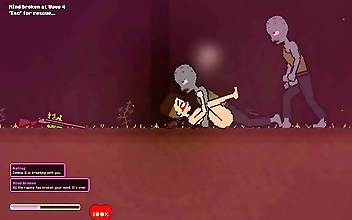 Damsel-in-distress Résumé: Aravani Jatisura tantalizes in Nakedness Flees from Zombie s Lust but Gets Pounded and Creme-pickied