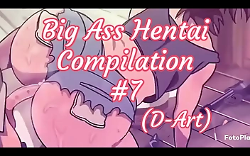 Japanese Hentai Goddesses with Massive Booties in One Sinful Compilation