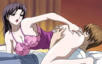 JAV Slutty Step Mom Fills Her C*ck-starved Stepson's Hole While Hubby Gets a Rubdown-Raw Hentai Action