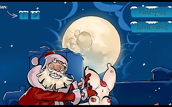 Japanese Hentai Porn: Santa Stuck in Metropolis Delivering Dildo Toys for Xmas Eve!