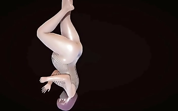 JAV Preggo Dancing Show: Empowering Posture by Luscious MILFs