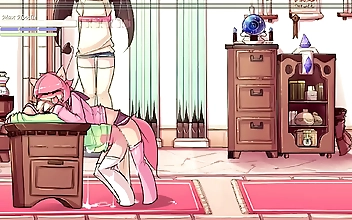 Hentai Heaven: Max The Elf v04 - Shemale Nympho with Big Boobs Gets Milked by Futanari! (PornPlay Ep7)