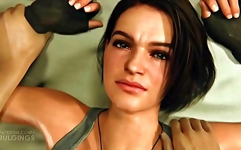 Jill Valentine's Luscious Creampie and Anal Sex Attack - 100% Uncensored with Explosive Audio