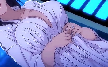 Japanese MILFs Share Their Hot Bodies with Two Old Men in Steamy Anime Sex