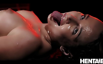 Kaisa Nord's 'Extreme Cumflation' - Luscious Russian Blonde Gets Alien Fucked and Explodes in Cum