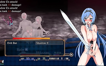 JAV Slut Enchantress Challenges Nightmare Knight in Luscious Gameplay