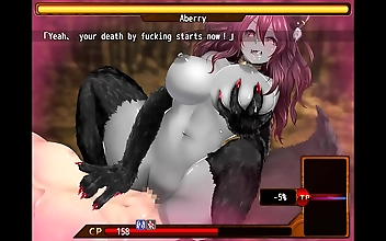 Banging a Luscious Werewolf Girl in Monster Girl Labyrinth Hentai RPG Game Ep 3