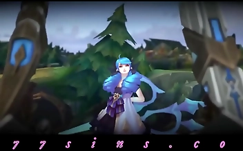 JAV Gwen from League of Legends Hentai: Enchanting Slut Seduces You with Her Luscious Body!