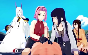 Witness the Ultimate Hentai Orgy with Narutos Sexy Cast! China Anime Fuckparty 3D Experience