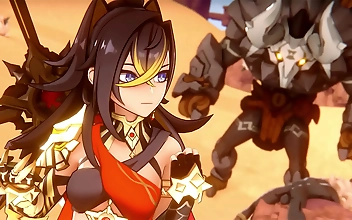 JAV Goddess Dehya Genshin Takes It Doggy Style in Scorching Scene