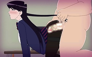 Japanese Schoolgirl Gets Pounded by Huge Hentai Toy - Wank to Her Moaning and Squirting Orgasm