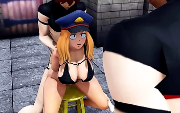 Wow did you see that?! Camie from My Hero Academia is quite the enchantress giving us a glimpse of her luscious curves as she tries out that stool