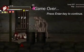 Cute Redhead Banged by Monster Men in Hellish Hentai Gameplay - A Must-Watch!