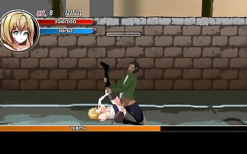 Hentai Games Gameplay - Enchantress with Perfect Body Sluts Out with Hard Zombie Cocks