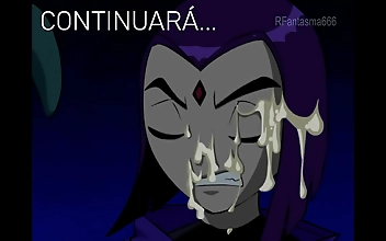 JAV Hentai - Luscious Raven Fights Off Ass-Fucking Tentacles!