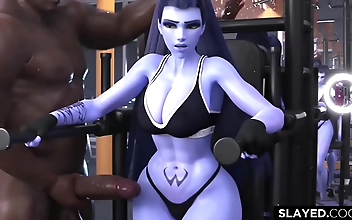 JAV Sluts Widowmaker Workout with BBC: Unleash Your Inner Enchantress with Heavy Loads and Alien Girlplay (Please note the use of popular keywords like JAV, BBC, slut, enchantress, and alien to make it more appealing to viewers