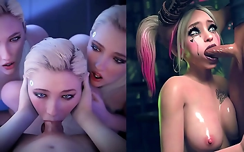 Shamelessly Devouring Luscious Curves in this Pixzuri Blender SFM Music Video