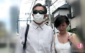 Sneak Peek into the Adulterous Life of a Japanese Housewife! Nagisa's Sultry Cuckold Performance with Her Luscious Lover, While Her Husband narrows his eyes in jealousy