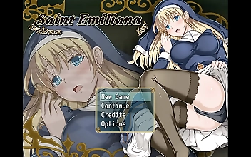 Getting Intimate with Saint Emiliana in Her Hentai Game Episode 1