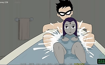 Unleash Your Inner Slut with Raven s Blowjob Session in Teen Titans Ep