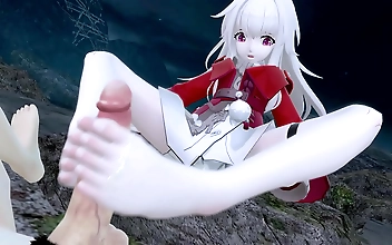 JAV Enchantress Clara Stars Rough Rail Footjob Will Leave You Breathless!