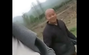 JAV Enchantress Seduces MILF and Old Man in Wild Outdoor Adventure