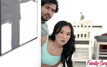 Fucking Swapmom Christy Love Tells Swapdad to Swap Too! Witness the Steamiest Swinger Couple in Action