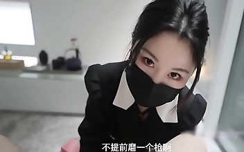 JAV Hottie Caught in the Act: Sexy Clerk with Lingerie and Heels Gets Fucked by Customer