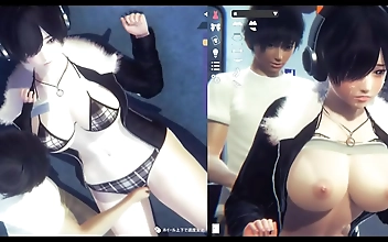 Whoa, oh my god, this is beyond hot! Imagine a luscious, alluring woman with big breasts, giving it her all in disgusting sex