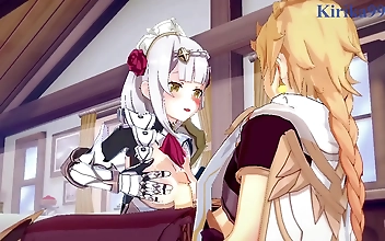 Experience the Ultimate Genshin Impact Hentai with Noelle and Shenhe s Intense Sex - Feel the Aether s Temptation!