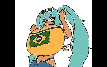 Sultry South American Siren Brazilian JAV Idol Miku s Luscious Loving!